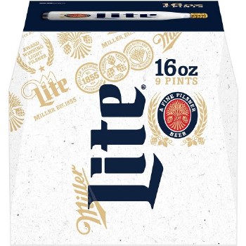 Miller Lite 9 Pack Aluminum Bottles