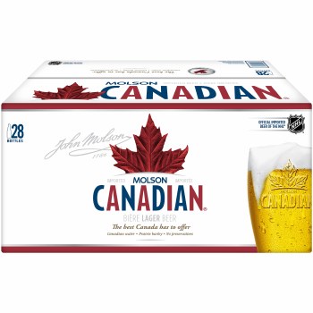 Molson Canadian 28 Pack Bottles