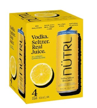 Nutrl Lemonade Vodka Seltzer 4 Pack