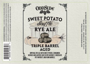Oddside Ales Triple Barrel Aged Sweet Potato Souffle 12oz Bottle