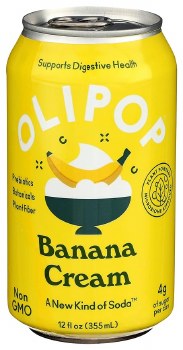 Olipop Banana Cream 12oz Can