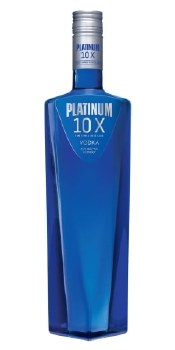 Platinum Vodka 10x 750ml Glass