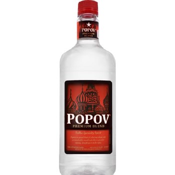 Popov 80 Proof 750ml Plastic