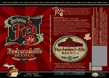 Rochester Mills Red Ale 4 Pack Cans