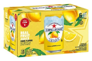 Sanpellegrino Lemon 6 Pack Cans