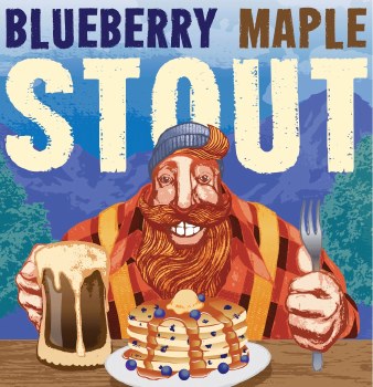 Saugatuck Blueberry Maple Stout 6 Pack Cans
