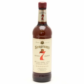 Seagrams 7 Crown Whiskey 750 Glass