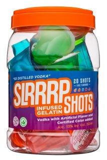 Slrrrp Mini Shots Red White & Blue Variety 12 Pack