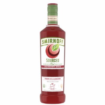 Smirnoff Sourced Cranberry Apple 750ml