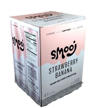 Troobado Smooj Strawberry Banana 4 Pack Cans
