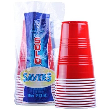 Solo 12ct Red Cups
