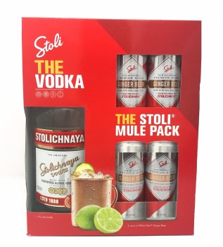 Stolichnaya 1750ml Gift Set
