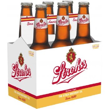 Strohs 6 Pack Bottles
