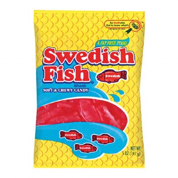Swedish Fish 5oz Peg Bag