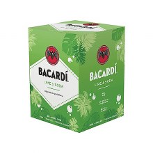 Bacardi Lime & Soda 4 Pack Cans