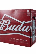 Budweiser 8 Pack 16oz Aluminum