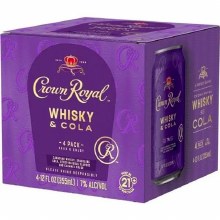 Crown Royal Whisky & Cola 4 Pack Cans