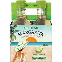 Del Mar Pacifica Lime Margarita Wine Cocktail 4 Pack