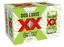 Dos XX Lime & Salt 6 Pack Cans