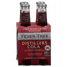 Fever Tree Distillers Cola 4 Pack Bottles