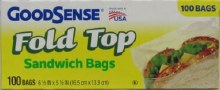 Goodsense Sandwich Bags 100ct