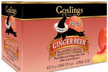 Goslings Ginger Beer Peach 6 Pack Cans