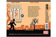 Great Divide Pumpkin Spice Yeti Imperial Stout Pint Can