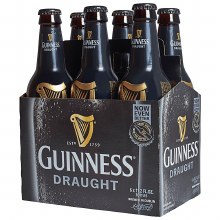 Guiness Draught 6 Pack Bottles