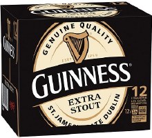 Guiness Extra Stout 12 Pack Bottles