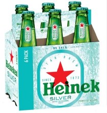 Heineken Silver 6 Pack Bottles