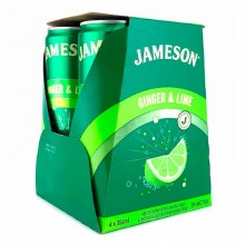 Jameson Ginger & Lime 4 Pack Cans