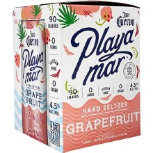 Jose Cuervo Playa Mar Grapefruit Hard Seltzer 4 Pack Cans