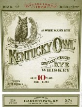 Kentucky Owl Rye 10 Year 750ml