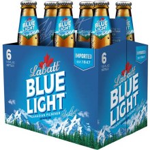 Labatt Blue Light 6 Pack Bottles