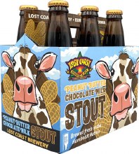 Lost Coast Peanut Butter Chocolate Milk Stout 6 Pack Bottles