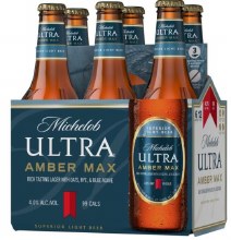 Michelob Ultra Amber Max 6 Pack Bottles