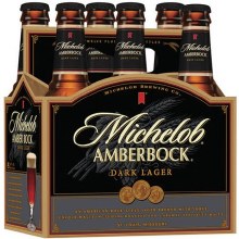 Michelob Amber Dark Lager 6 Pack Bottles