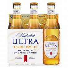 Michelob Ultra Pure Gold 6 Pack Bottles