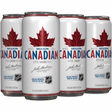 Molson Canadian 6 Pack 16oz Cans