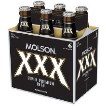 Molson XXX 6 Pack Bottles