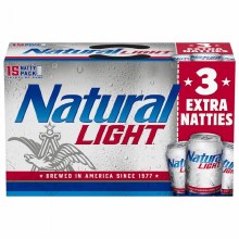 Natural Light 15 Pack Cans