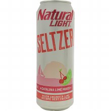 Natural Light Seltzer Catalina Lime 25oz Can