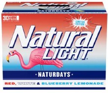 Natural Light Naturdays Red White and Blueberry Lemonade 30 Pack Cans