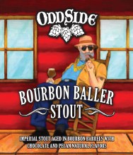 Oddside Bourbon Baller Stout 12oz Can