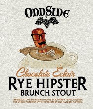 Oddside Chocolate Eclair Rye Hipster Brunch Stout 12oz Can