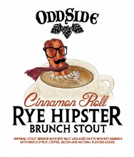 Oddside Cinnamon Roll Rye Hipster Brunch Stout 12oz Can