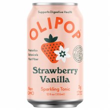 Olipop Strawberry Vanilla 12oz Can