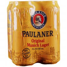 Paulaner Original Munich Lager 4 Pack Cans