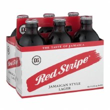 Red Stripe 6 Pack Bottles