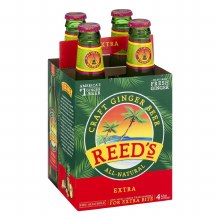 Reeds Extra Ginger Beer 4 Pack Bottles